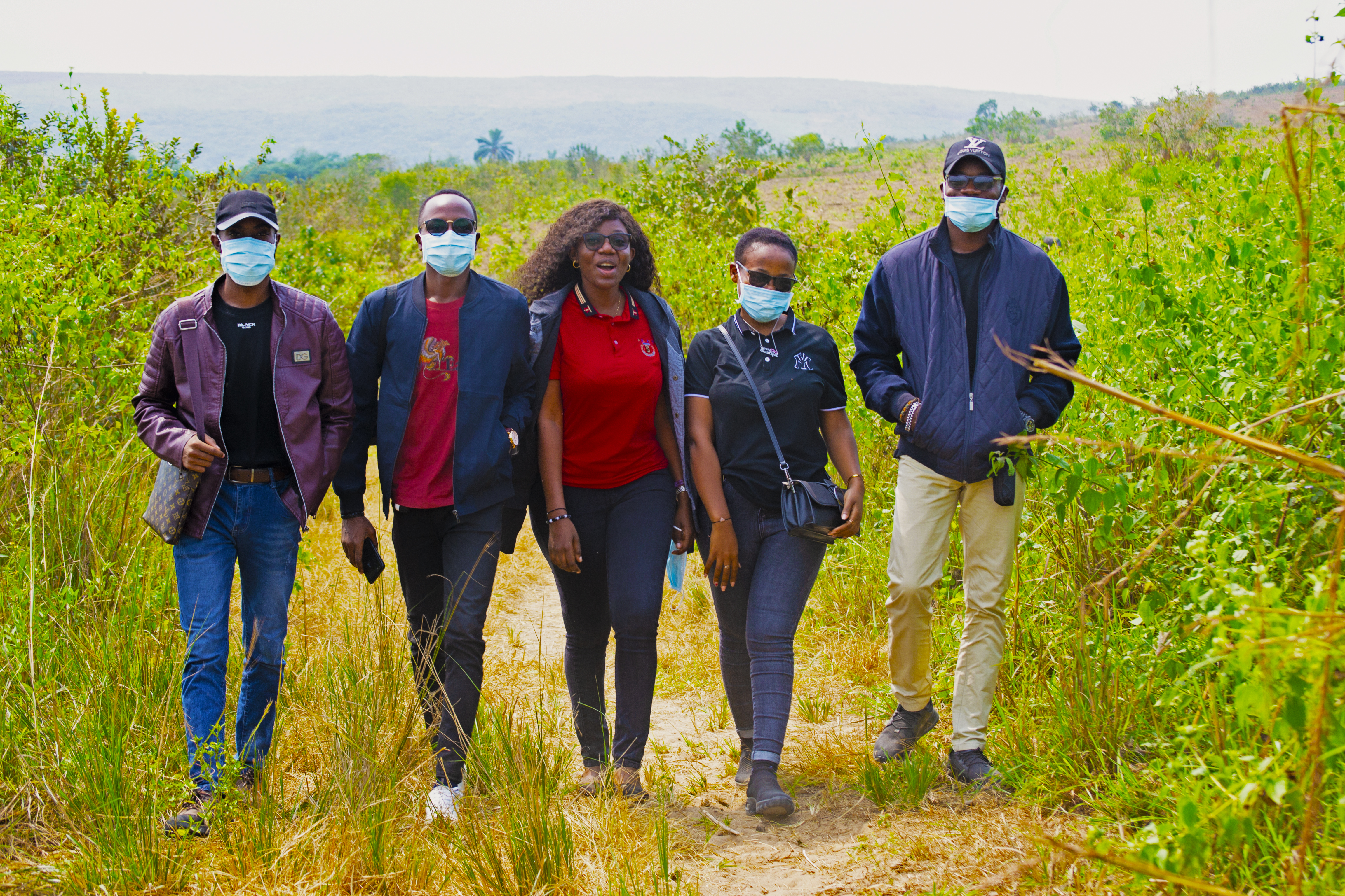 Visite de la ferme de Kasa-Ngulu par Better Life Org